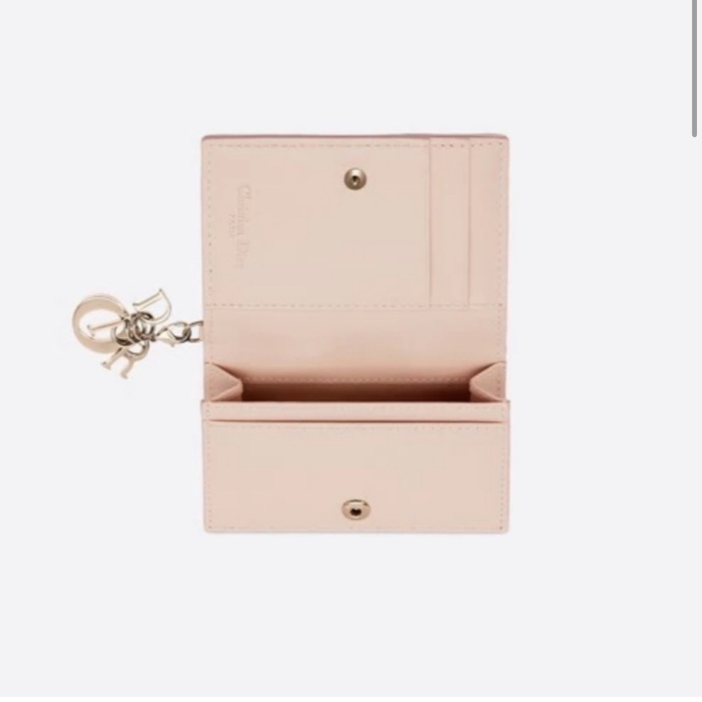 Lady Dior Card Holder / Wallet /Lambskin